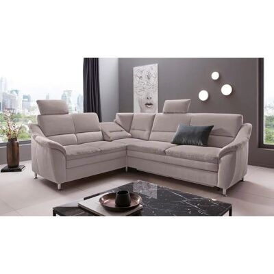 Places of Style Cardoso L-Form Sofa - Microfaser Lederoptik, Grau Places of Style Cardoso L-Form Sofa - Microfaser Lederoptik, Grau