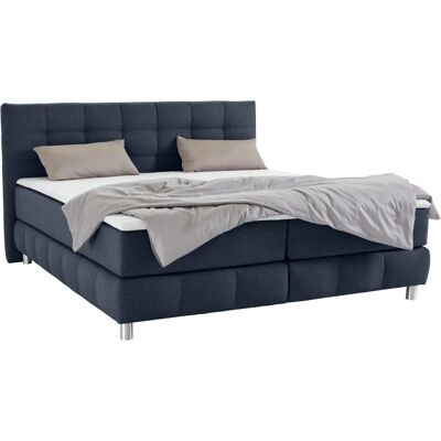 Andas Salo Skandinavisches Blau Boxspring-Bett - Schlafzimmermöbel Andas Salo Skandinavisches Blau Boxspring-Bett - Schlafzimmermöbel