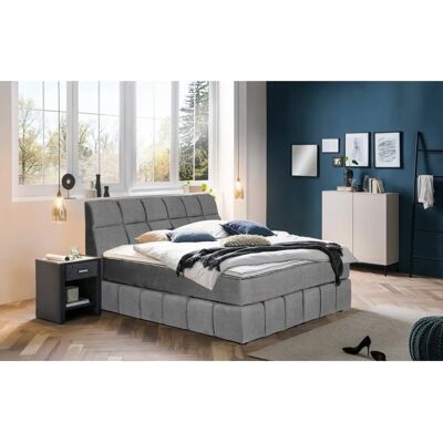 Places of Style Paxton Hellgraues Boxspringbett - Bett Places of Style Paxton Hellgraues Boxspringbett - Bett