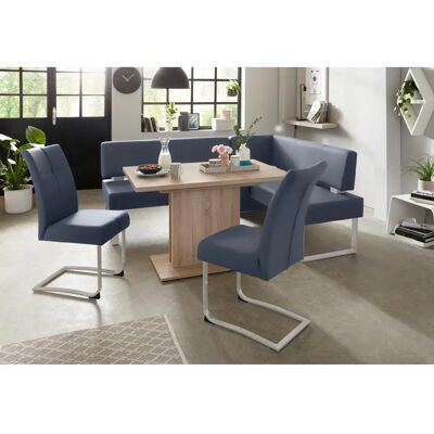HOME AFFAIRE Rab Dunkelblau Eckbank - Gepolstert, FSC Holz HOME AFFAIRE Rab Dunkelblau Eckbank - Gepolstert, FSC Holz
