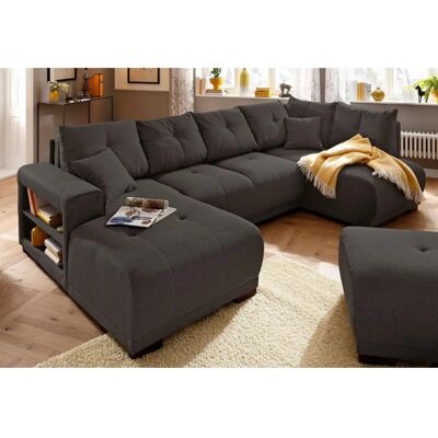 Home Affaire Viborg U-Form Couch - Braun Home Affaire Viborg U-Form Couch - Braun