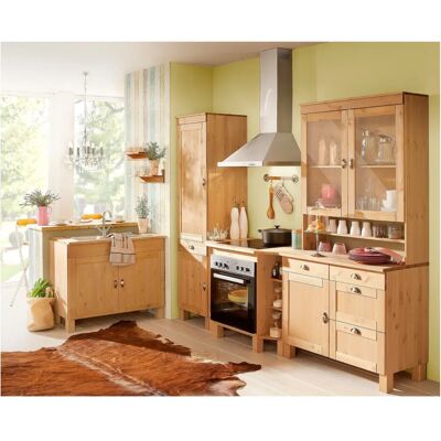 Home Affaire Oslo Küchen-Set - Naturbeizt/gewachst - Küche Home Affaire Oslo Küchen-Set - Naturbeizt/gewachst - Küche
