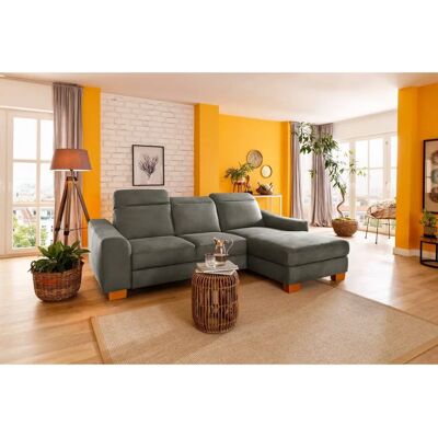 HOME AFFAIRE Dundee L-Form Sofa - Mikrofaser, Recamiere rechts HOME AFFAIRE Dundee L-Form Sofa - Mikrofaser, Recamiere rechts