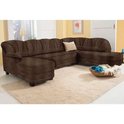 Home affaire Camelita U-Form Sofa - Mikrofasermelrose, Braun Home affaire Camelita U-Form Sofa - Mikrofasermelrose, Braun