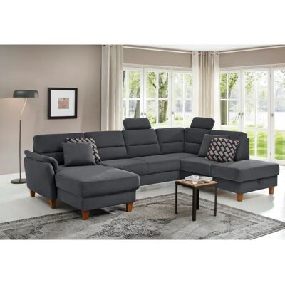 HOME AFFAIRE Palmera U-Form Sofa - U-Form, Microfaser in Lederoptik HOME AFFAIRE Palmera U-Form Sofa - U-Form, Microfaser in Lederoptik