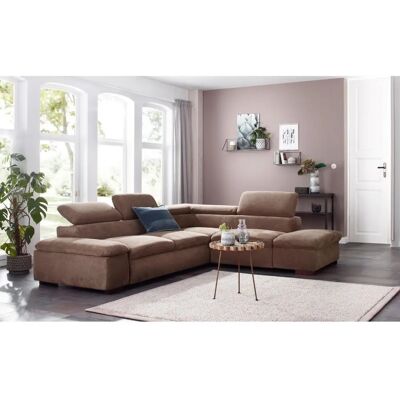 Home affaire Alberto L-Form Luxus-Mikrofaser Sofa Home affaire Alberto L-Form Luxus-Mikrofaser Sofa
