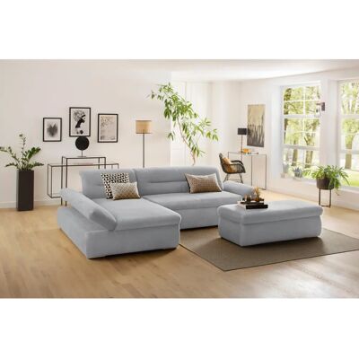 INOSIGN Avesa L-Form Sofa - Weiche Struktur, Manuelle Armverstellung INOSIGN Avesa L-Form Sofa - Weiche Struktur, Manuelle Armverstellung
