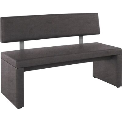 HOME AFFAIRE Charissa Schwarz Microfaser Bank HOME AFFAIRE Charissa Schwarz Microfaser Bank