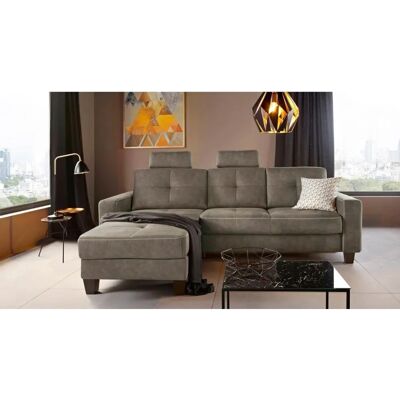 PLACES OF STYLE Varese L-Form Ecksofa - Microfaser Vintageoptik - Recamiere links PLACES OF STYLE Varese L-Form Ecksofa - Microfaser Vintageoptik - Recamiere links