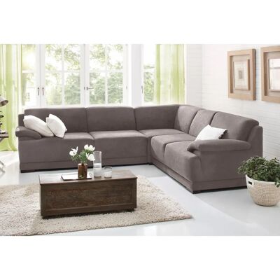 HOME AFFAIRE Telos L-Form Sofa - Modern Microfaser Couch HOME AFFAIRE Telos L-Form Sofa - Modern Microfaser Couch