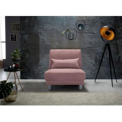 INOSIGN Gina Schlafsofa - Rosa, Chenille, 80x86x195cm INOSIGN Gina Schlafsofa - Rosa, Chenille, 80x86x195cm