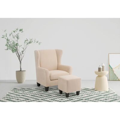 Home affaire - Chilly - Beige - Microfaser - Armchair Home affaire - Chilly - Beige - Microfaser - Armchair