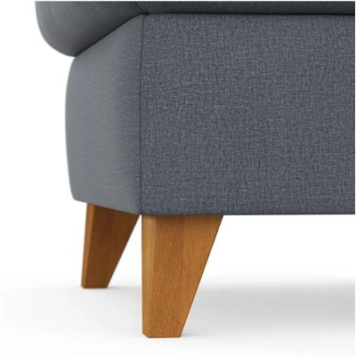 HOME AFFAIRE Trelleborg Blauer Hocker - Ottomane HOME AFFAIRE Trelleborg Blauer Hocker - Ottomane