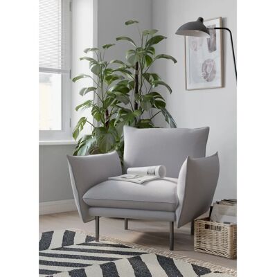 Andas Stine Cocktailsessel – Nordic Design, Grau, 96x86x86cm Andas Stine Cocktailsessel – Nordic Design, Grau, 96x86x86cm