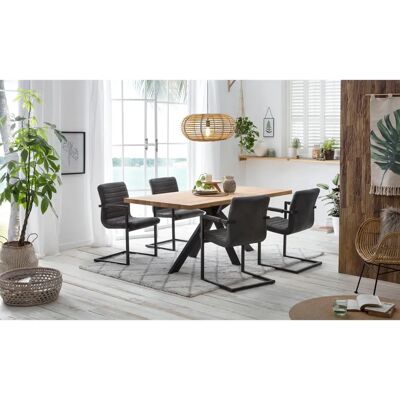 HOME AFFAIRE New York Rechteckiger Esstisch - Holz-Esstisch HOME AFFAIRE New York Rechteckiger Esstisch - Holz-Esstisch