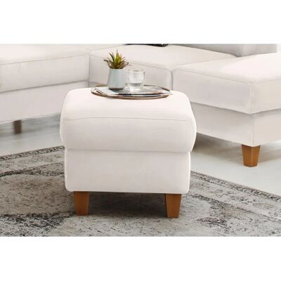 Home affaire Palmera Beiger Hocker - Ottomane Home affaire Palmera Beiger Hocker - Ottomane
