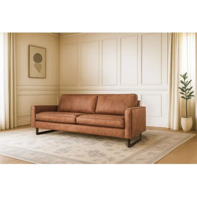 Places of Style Pinto 3-Sitzer Sofa Cognac - Sofa Places of Style Pinto 3-Sitzer Sofa Cognac - Sofa