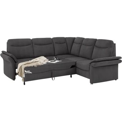 Home affaire Tahoma L-Form Sofa - L-förmiger Mikrofaser-Sofa mit Schlaf-Funktion Home affaire Tahoma L-Form Sofa - L-förmiger Mikrofaser-Sofa mit Schlaf-Funktion