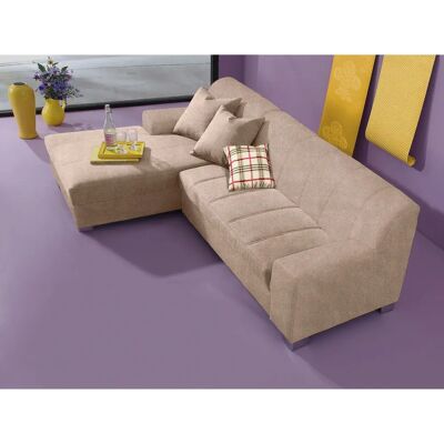 INOSIGN Anzio L-Form Beige Sofa - Sofas INOSIGN Anzio L-Form Beige Sofa - Sofas