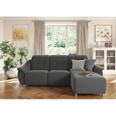 Home affaire Boston L-Form Sofa - Recamiere rechts, Microfaser-Bezug Home affaire Boston L-Form Sofa - Recamiere rechts, Microfaser-Bezug