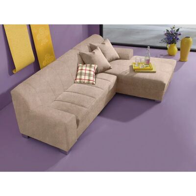INOSIGN Anzio L-Form Sofa - Modern, Microfaser, Beige INOSIGN Anzio L-Form Sofa - Modern, Microfaser, Beige