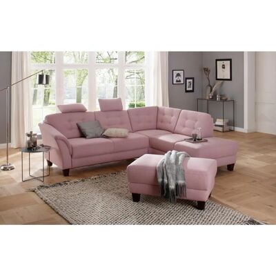 Home Affaire Trondheim L-Form Sofa - Feine Struktur, Rechte Ottomane Home Affaire Trondheim L-Form Sofa - Feine Struktur, Rechte Ottomane