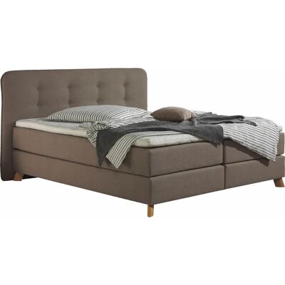 Home Affäre Cecina Beige Boxspringbett - Hoher Komfort & Anpassbar Home Affäre Cecina Beige Boxspringbett - Hoher Komfort & Anpassbar
