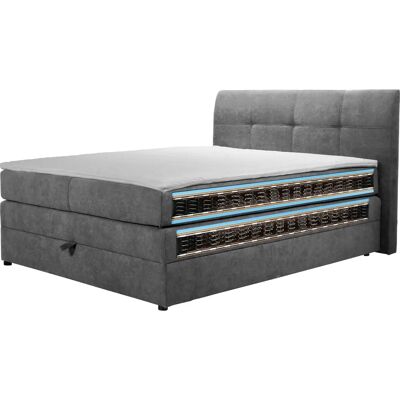 Home Affaire Finja Boxspringbett - 90x200cm, Grau Home Affaire Finja Boxspringbett - 90x200cm, Grau