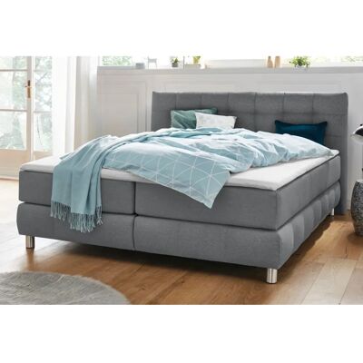 Andas Salo Boxspringbett - 200x200cm - Polyester Andas Salo Boxspringbett - 200x200cm - Polyester