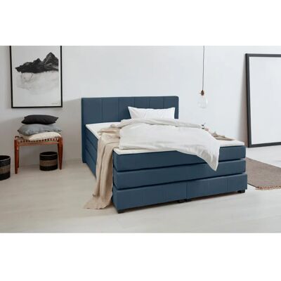 Otto Peetu Boxspringbett - 160x200cm, Blau, Komplettbett Otto Peetu Boxspringbett - 160x200cm, Blau, Komplettbett