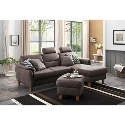 HOME AFFAIRE Palmera L-Form Sofa - Mikrofaser Lederoptik HOME AFFAIRE Palmera L-Form Sofa - Mikrofaser Lederoptik