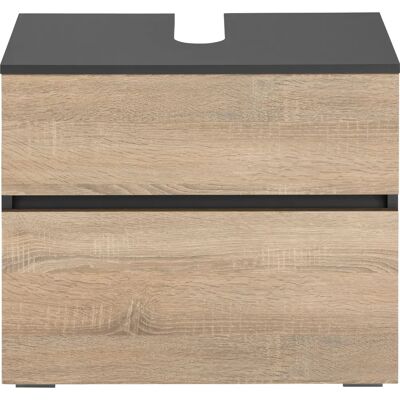 Home affaire Wisla - anthracite oak Sonoma - Waschbeckenunterschrank Home affaire Wisla - anthracite oak Sonoma - Waschbeckenunterschrank