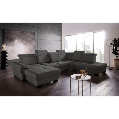 Places of Style Cornwall U-Form Sofa - U-Form Microfaser-Lounge Places of Style Cornwall U-Form Sofa - U-Form Microfaser-Lounge