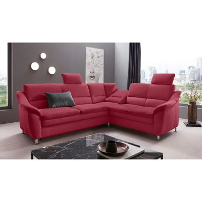 Places of Style Cardoso L-Form Sofa - Microfaser, Bordeaux, 249cm Places of Style Cardoso L-Form Sofa - Microfaser, Bordeaux, 249cm