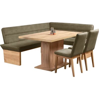 HOME AFFAIRE Beluna Eckbank - Microfaser, Braun, 210cm HOME AFFAIRE Beluna Eckbank - Microfaser, Braun, 210cm
