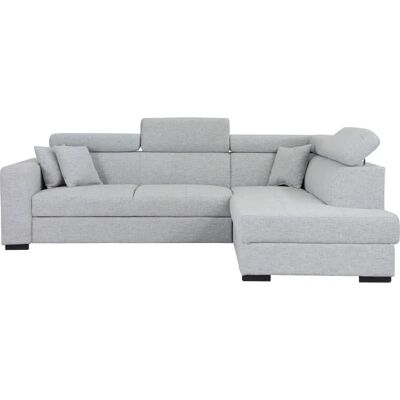 Home Affaire Tulio L-Form Sofa - L-förmiger Couch mit Ottomane, Grau Home Affaire Tulio L-Form Sofa - L-förmiger Couch mit Ottomane, Grau