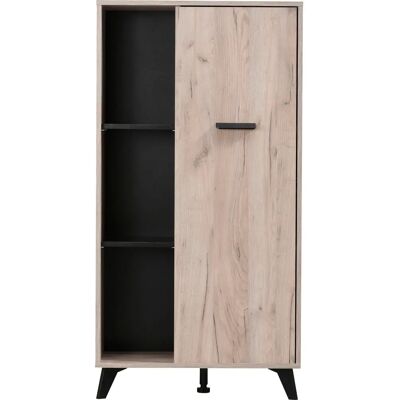 INOSIGN Umbria Highboard - Grau, 67,5x33x130,5cm - Highboard INOSIGN Umbria Highboard - Grau, 67,5x33x130,5cm - Highboard