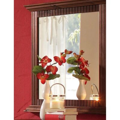 Home Affair Rustic Spiegel - 78cm x 80cm - Dunkelbraun Home Affair Rustic Spiegel - 78cm x 80cm - Dunkelbraun