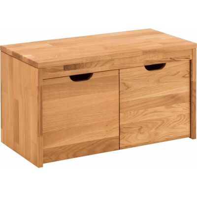 Home Affair Dura Braune Holz-Sitzbank mit Schubladen Home Affair Dura Braune Holz-Sitzbank mit Schubladen