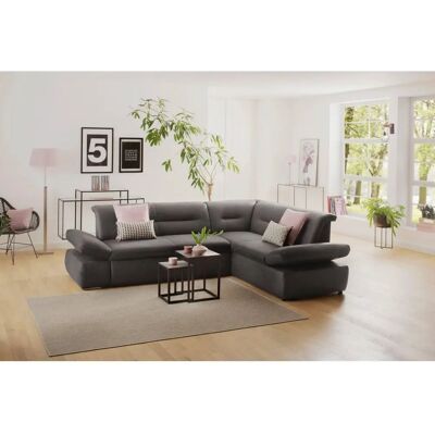 INOSIGN Avesa L-Form Sofa - Microfaser, links Bettfunktion INOSIGN Avesa L-Form Sofa - Microfaser, links Bettfunktion