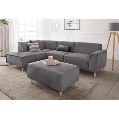 andas L-Form Sofa - Skandinavisch, 263cm x 81cm x 191cm andas L-Form Sofa - Skandinavisch, 263cm x 81cm x 191cm