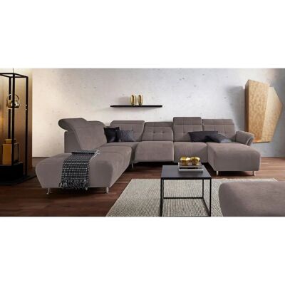 PLACES OF STYLE Manhattan U-Form Sofa - Verstellbare Rücken- und Armlehnen PLACES OF STYLE Manhattan U-Form Sofa - Verstellbare Rücken- und Armlehnen