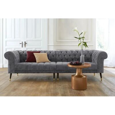 Guido Maria Kretschmer Tinnum Microfaser Grau Couch - Sofa Guido Maria Kretschmer Tinnum Microfaser Grau Couch - Sofa