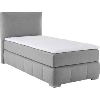 Guido Maria Kretschmer Wehma Boxspringbett - Grau, 100x200 cm, Weiches Gestell Guido Maria Kretschmer Wehma Boxspringbett - Grau, 100x200 cm, Weiches Gestell