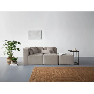 andasu202fNordic Interior Sundstrup - 3-Sitzer, taupe, Armlehne links andasu202fNordic Interior Sundstrup - 3-Sitzer, taupe, Armlehne links