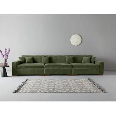 Guido Maria Kretschmer Skara XXL Samtsofa - Modern, Grün, 3-Sitzer Guido Maria Kretschmer Skara XXL Samtsofa - Modern, Grün, 3-Sitzer