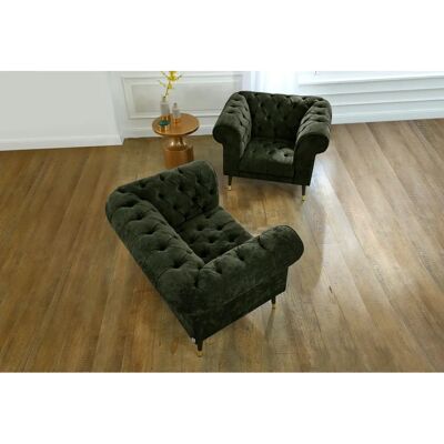 Guido Maria Kretschmer Tinnum Loveseat - Weiche Struktur - Chesterfield Sessel - Loveseat Guido Maria Kretschmer Tinnum Loveseat - Weiche Struktur - Chesterfield Sessel - Loveseat