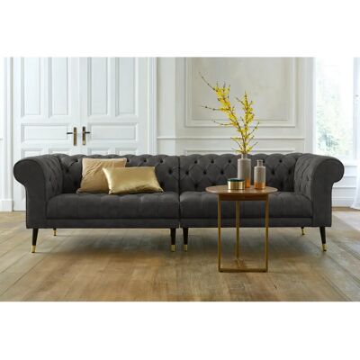 Guido Maria Kretschmer Tinnum Mikrofasersofa - Modern 4-Sitzer Guido Maria Kretschmer Tinnum Mikrofasersofa - Modern 4-Sitzer