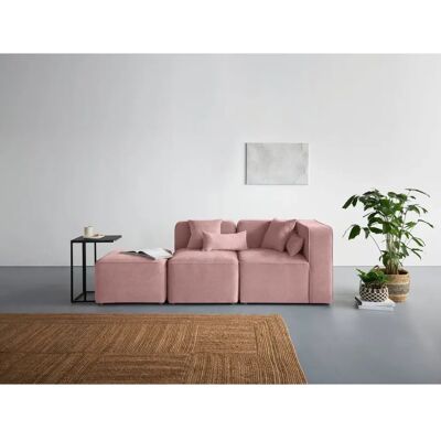 Andasu202fNordic Interior Sundstrup rosa 3-Sitzer Sofa - Sofa Andasu202fNordic Interior Sundstrup rosa 3-Sitzer Sofa - Sofa