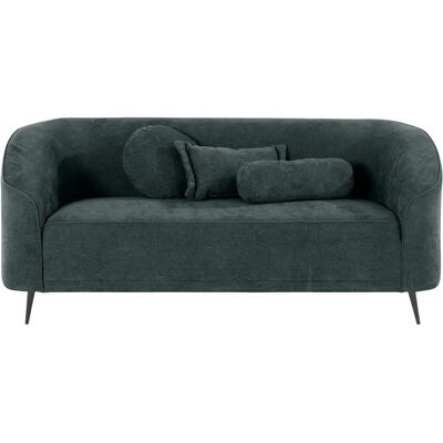 Leonique Ashly 3-Sitzer Sofa - Modernes Grün Bouclé Leonique Ashly 3-Sitzer Sofa - Modernes Grün Bouclé